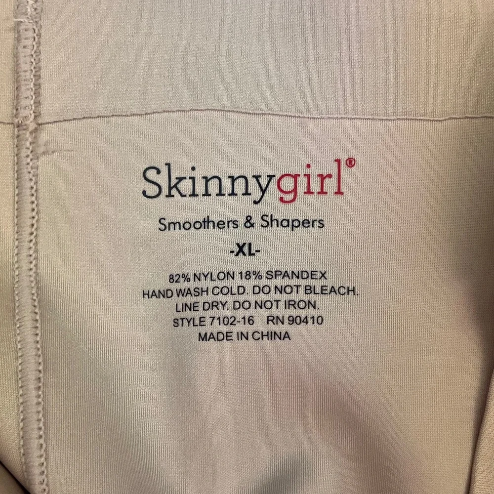 Skinnygirl Smoothers & Shapers Nude‎ Camisole and High Waist Brief Set Size XL